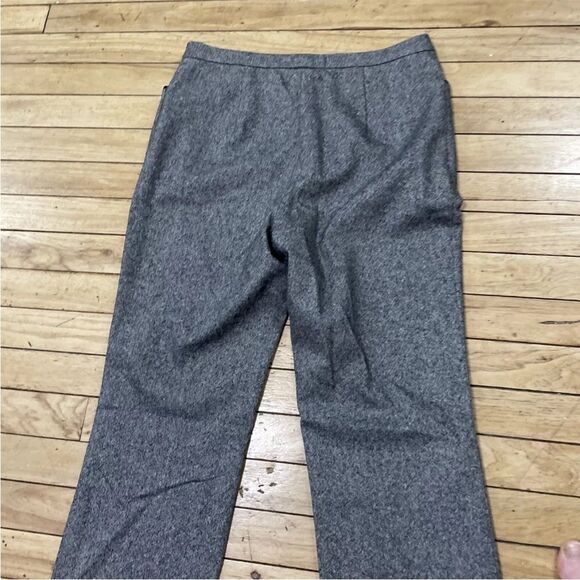 ANN TAYLOR Stretch Gray Wool Tweed Dress Pants Womens 6 Pro Office Career VTG 6 - Picture 16 of 16